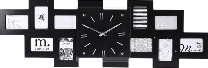 Actual product image Home&Styling Wall clock with integrated picture frame, 80 x 26 cm