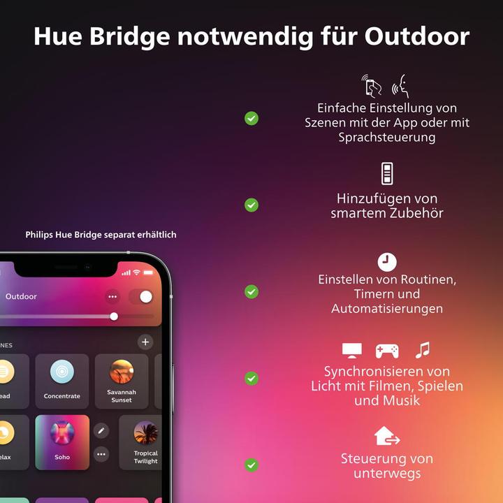 Actual product image Philips Hue extension cable 5m