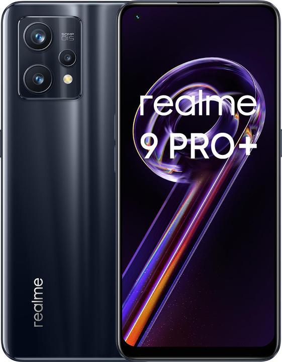 Immagine prodotto realme 9 Pro+ (128 GB, Midnight Black, 6.40", Doppia SIM, 50 Mpx, 5G)