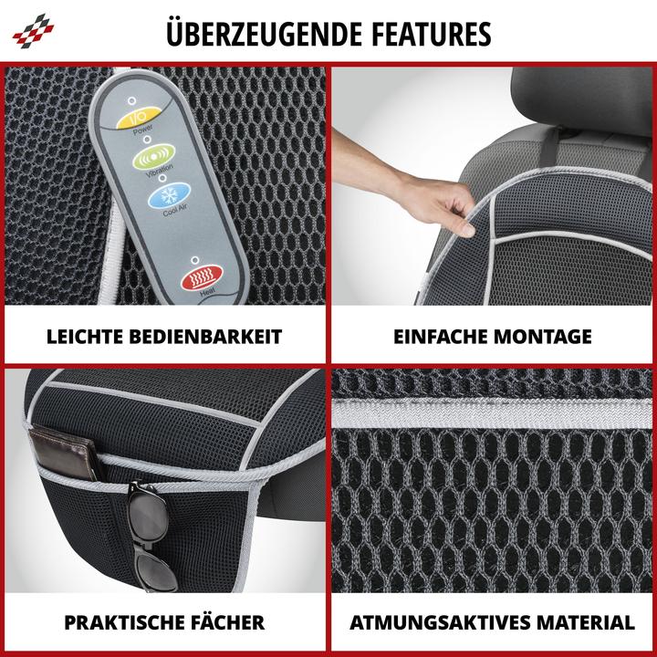 Actual product image Walser CoolHeat car seat cover