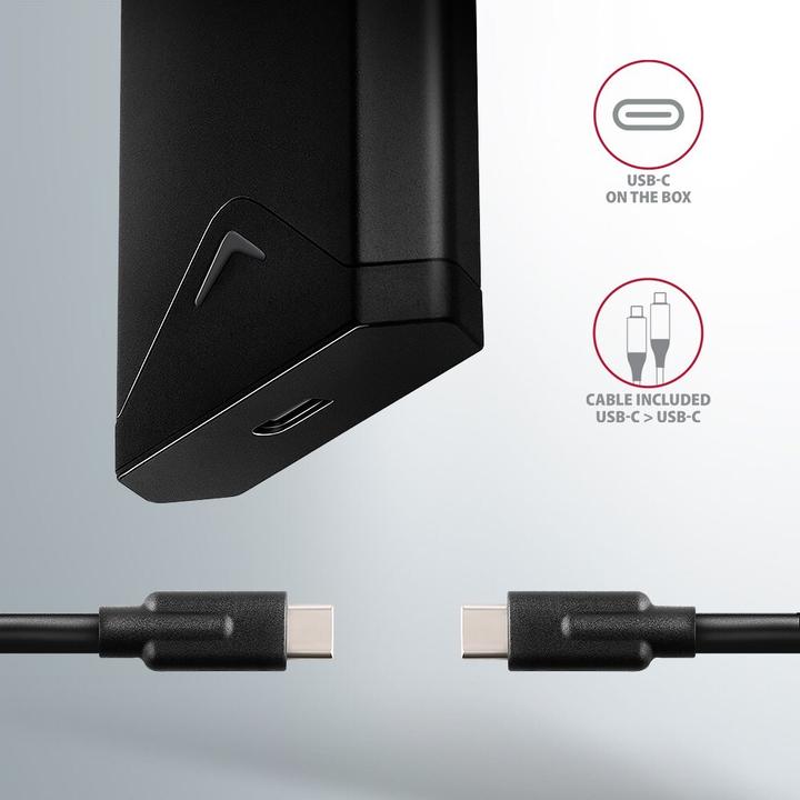 Produktbild Axagon Boitier externe USB 3.2 EEM2-UB2 - NVMe M.2 Type 2280 (Noir) (M.2 2280)