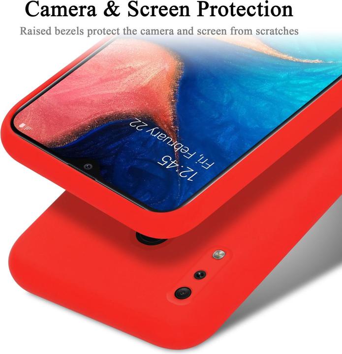Actual product image Cadorabo TPU Liquid Silicone Case Cover (Samsung Galaxy A20, Samsung Galaxy M10s, TCL A30)