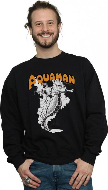 Image du produit - Sweat AQUAMAN MONO ACTION POSE - Homme (L)