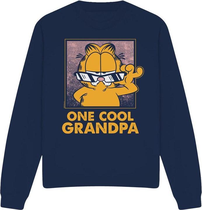 Garfield One Cool Grandpa Sweatshirt Vatertag
