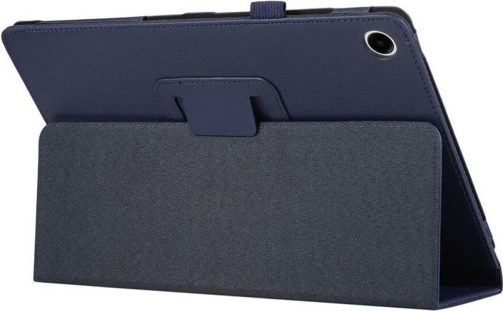 Actual product image Cover-Discount Galaxy Tab A9+ - Bi-fold stand case dark blue (Galaxy Tab A9+)