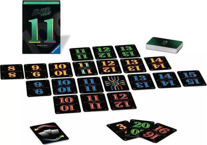 Actual product image Ravensburger 23020 - Elfer raus! 100 years anniversary edition - card game, from 7 years, game for (German, Italian, French)