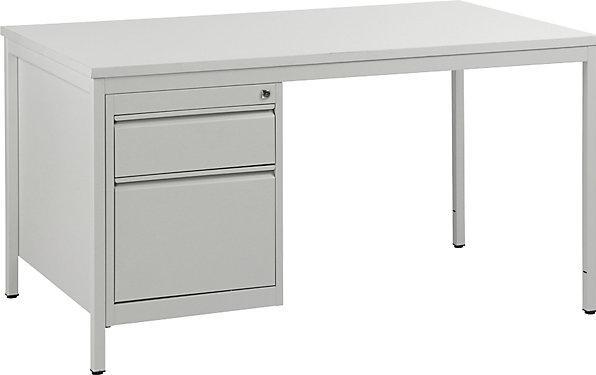 Image du produit eurokraft basic Bureau de maître, gris clair