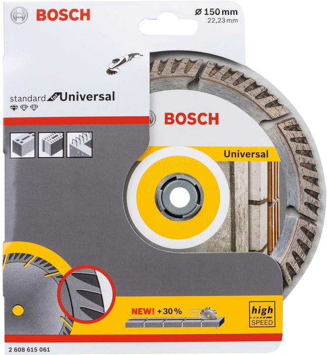 Produktbild Bosch Professional Zubehör PRO Multi Material Diamanttrennscheibe, 150 x 22,23 mm