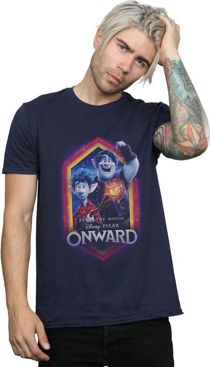 Actual product image Disney Mens Onward Brothers Crest T-Shirt (XL)
