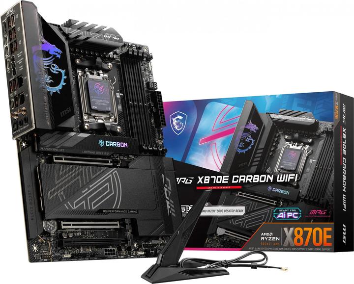 Produktbild MSI MPG X870E Carbon WiFi (AM5, AMD X870E, ATX)