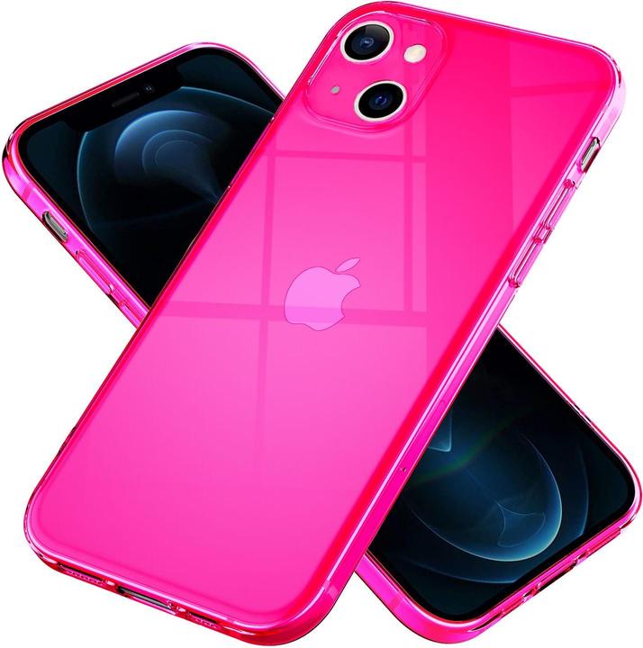 Produktbild Nalia Klar Transparente Neon Silikon Hülle (Apple iPhone 13)