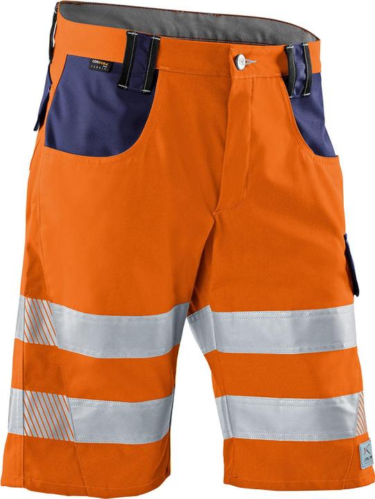 Produktbild Kübler Shorts REFLECTIQ PSA 2 warnorange/dunkelblau Form 2307 Grösse 52 (52)