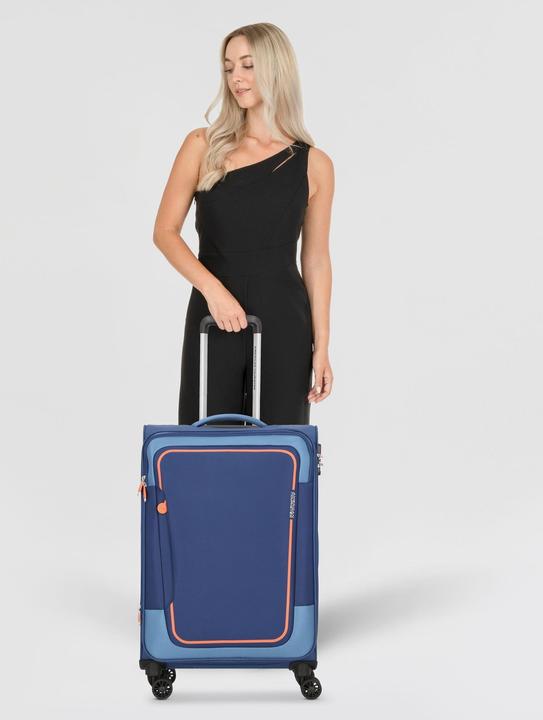 Actual product image American Tourister Case & Trolley Pulsonic Spinner 68 EXP (64 l, M (50 - 90l))