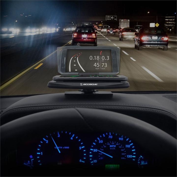 Produktbild Scosche Smartphone HUD fürs Auto mit GPS Bild Reflektor