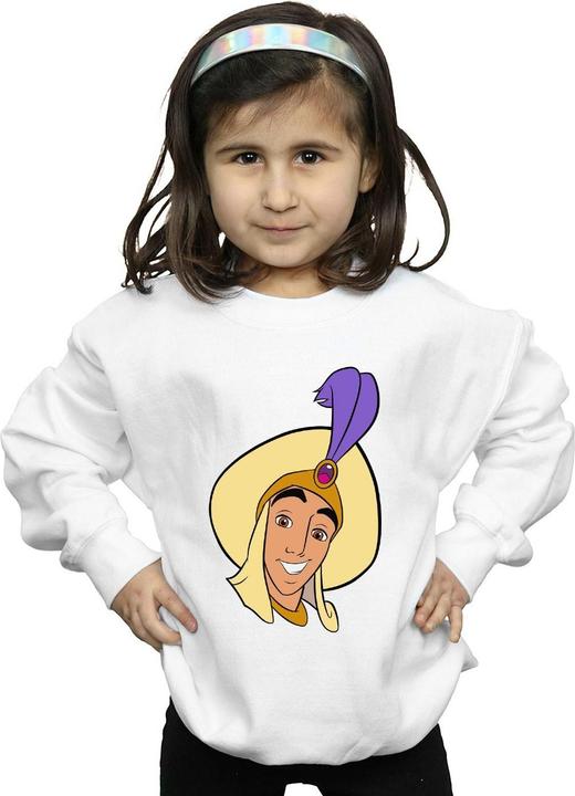 Immagine prodotto Disney Aladdin Prince Ali Face Felpa Ragazze (140, 146)