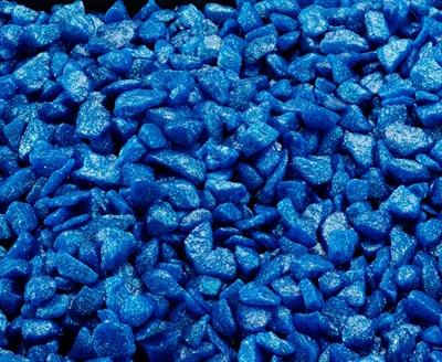 Immagine prodotto Europet Ghiaia ornamentale Ø 6-9 mm, Blu oceano, 2kg (Decorazione, altre voci)