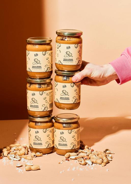 Produktbild KoRo Erdnussmus aus gerösteten Erdnüssen mit Salz (3000 g)