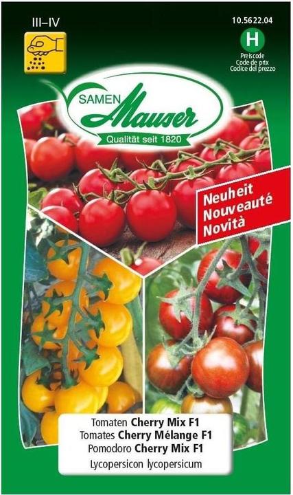 Image du produit Samen Mauser Tomates Cherry Mix F1 (Graines de plantes)