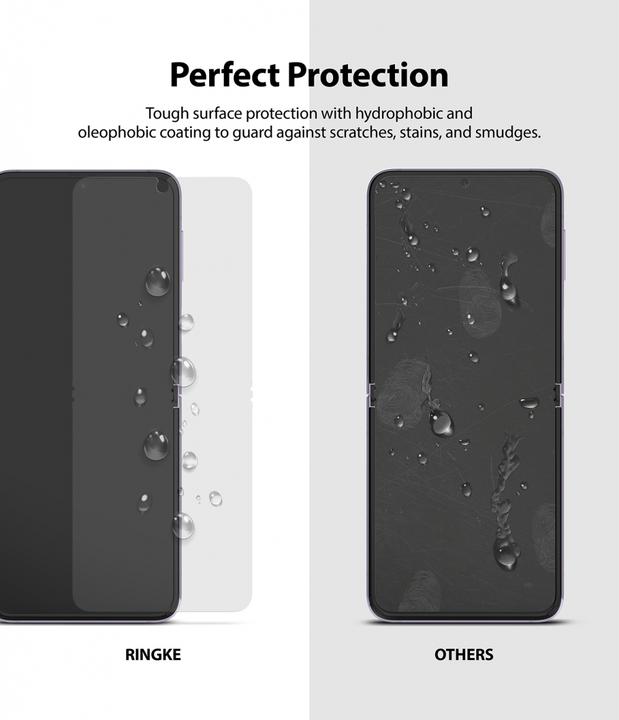 Immagine prodotto Ringke Folia Invisible Defender Samsung Galaxy Z Flip 3 (2 PACK) (2 Pezzo/i, Samsung Galaxy S21)