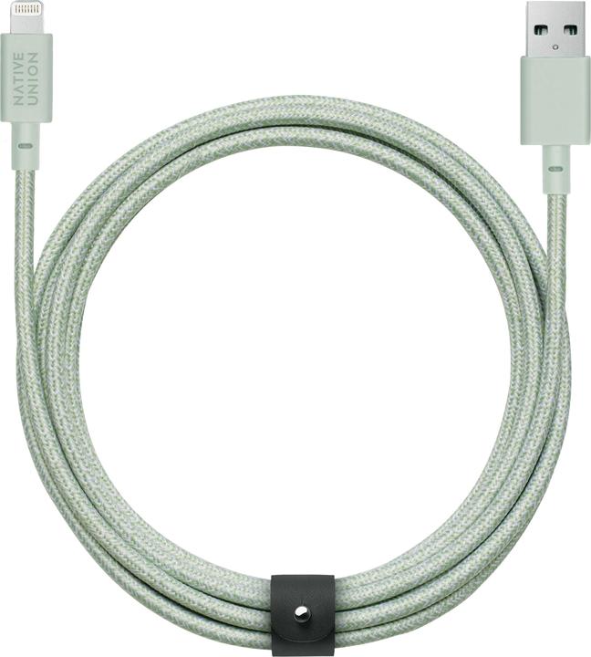 Produktbild Native Union Belt XL USB-A zu Lightning-Kabel 3m Sage (3 m, USB 3.2 Gen 1)