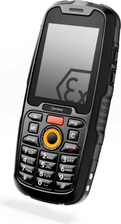 Immagine prodotto I.safe Mobile IS120.2 Smartphone protetto Ex 16 GB 6,1 cm (2,4 pollici) Nero Sing (16 GB, Nero, 2.40", SIM singola, 4G)