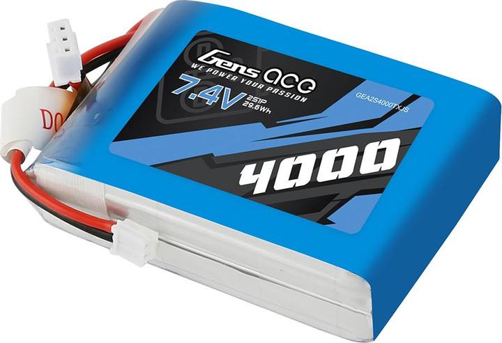 Productafbeelding Gens Ace RC batterij LiPo 4000 mAh 7,4 V RX/TX (7.40 V, 4000 mAh)