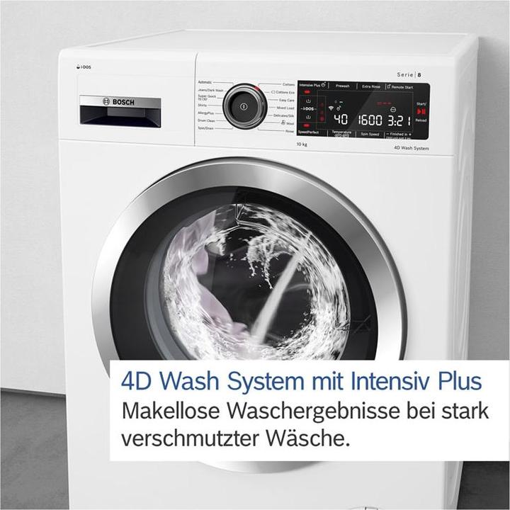 Produktbild Bosch Hausgeräte WGB25604CH (10 kg, Links, CH-Stecker)