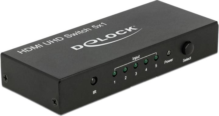 Delock 5 Port HDMI Switch, aktiv verstärkt