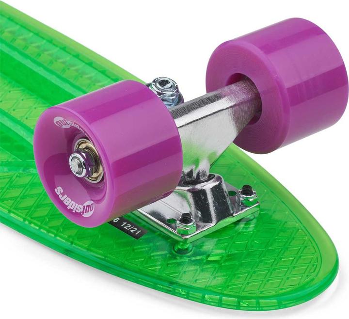 Immagine prodotto Outsiders - Skateboard retrò trasparente verde (2.36")
