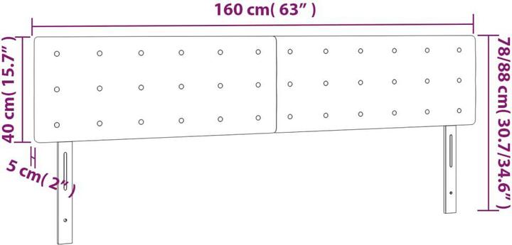 Produktbild VidaXL Kalel (160 x 5 x 88 cm)