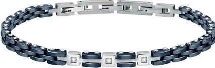 Morellato Timeless menÂ's bicolor bracelet with diamonds SAUK04 (M)
