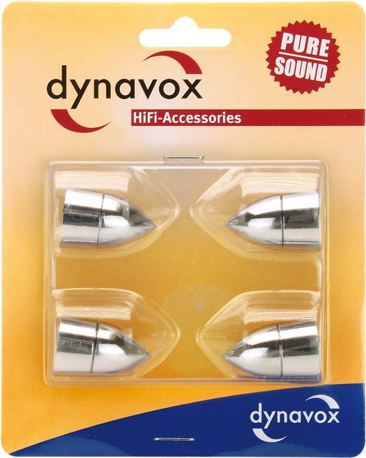 Produktbild Dynavox SubWatt Geräte und Boxenfüsse 4er Set Chrom (Audiogerät Bildschirm-Schutzfolie)