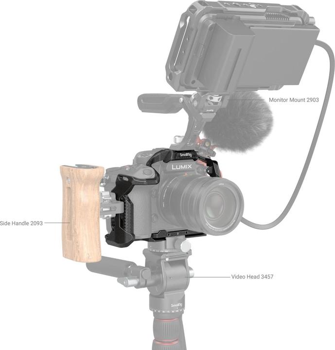 Immagine prodotto SmallRig Gabbia per fotocamera serie Black Mamba per Panasonic LUMIX GH6 3440