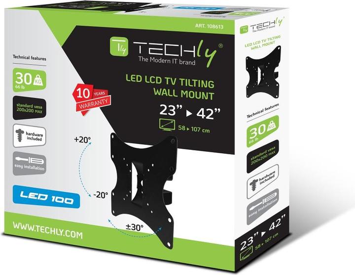 Produktbild Techly Ablage für TV Bildschirm schwarz
