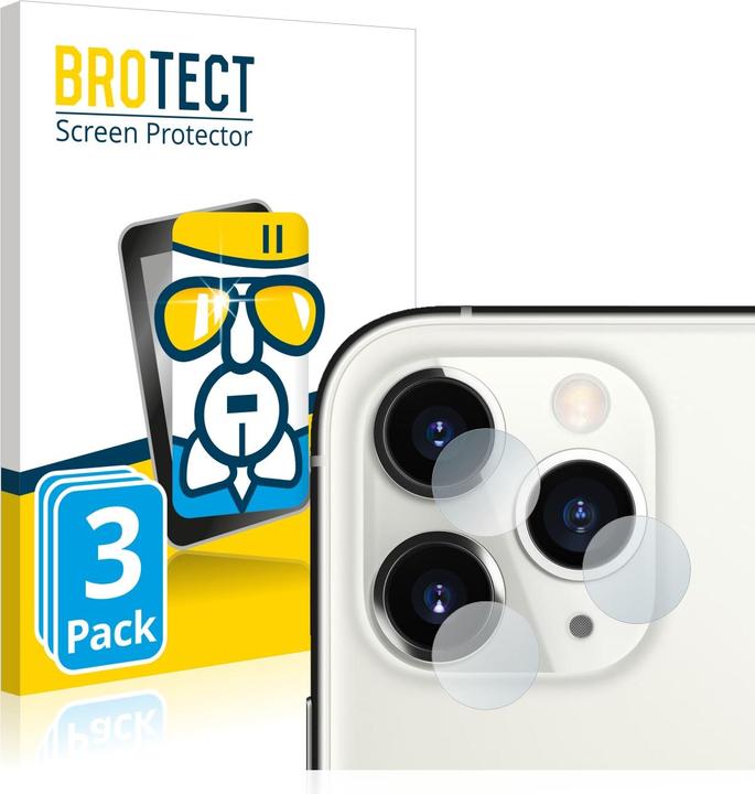 Produktbild BROTECT AirGlass Panzerglasfolie (3 Stück, Apple iPhone 11 Pro)