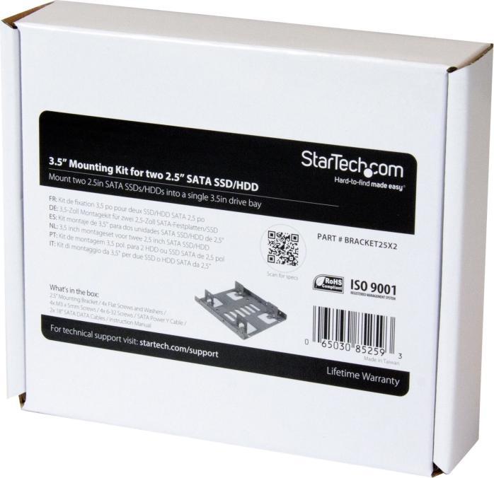Produktbild StarTech Dual 2.5 HDD Mount Bracket