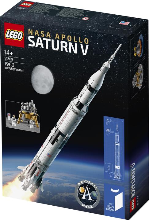 Image du produit LEGO NASA Apollo Saturn V (21309, LEGO Ideas, LEGO difficiles à trouver)