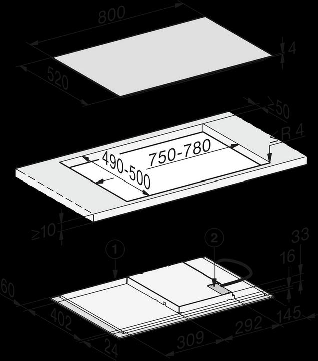 Actual product image Miele KM 7373 FL