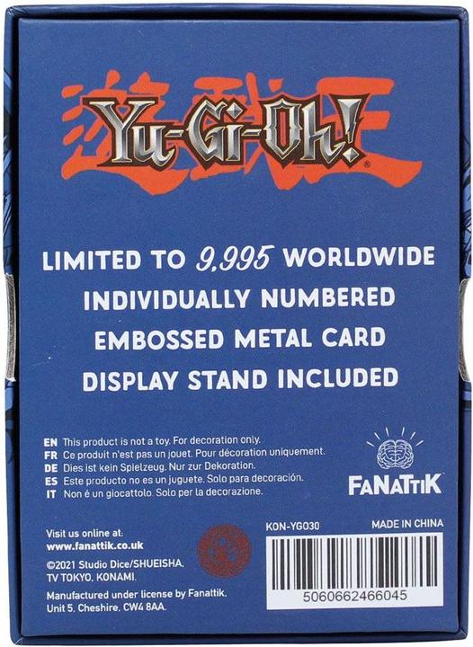 Image du produit Yu-Gi-Oh ! Blue Eyes ultimate Dragon Metal Card (Pack de boosters)