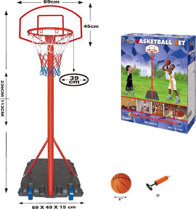 Produktbild Amuuso Basketball Set 200 Cm