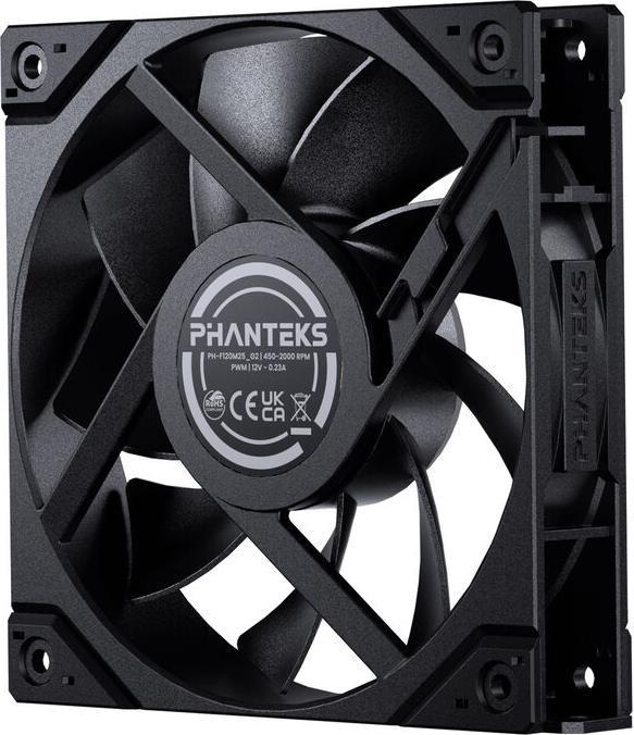 Produktbild Phanteks M25 Gen2 PWM Lüfter - 120mm, schwarz (120 mm)