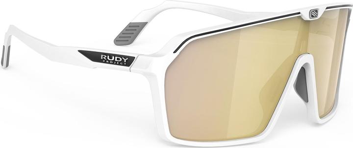 Actual product image Rudy Project Spinshield glasses (White Matt, Multilaser Gold)