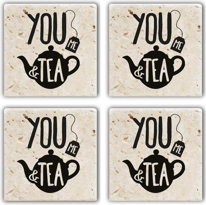 Actual product image Hermia Ty (4 x, Glass coaster)
