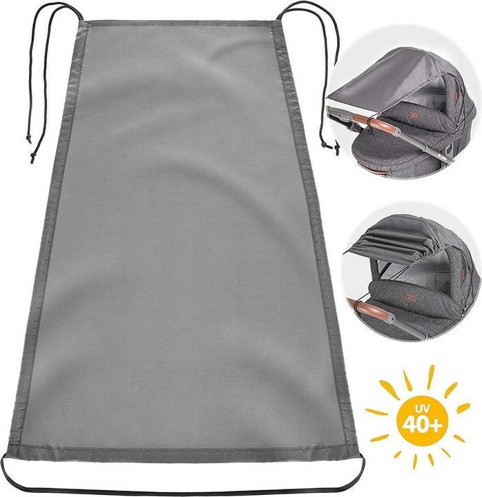 Produktbild Zamboo Sonnenschutz Universal Sonnensegel für Kinderwagen und Buggy - Anthrazit