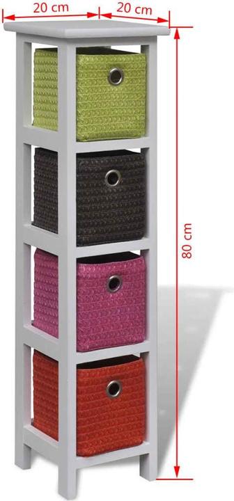 Produktbild VidaXL Tibalt (20 x 20 x 80 cm)