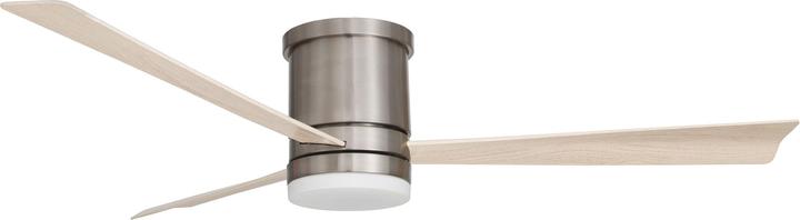 Actual product image Nova Luce SATIN LED fan nickel 18W warm white 25x132cm 9953016