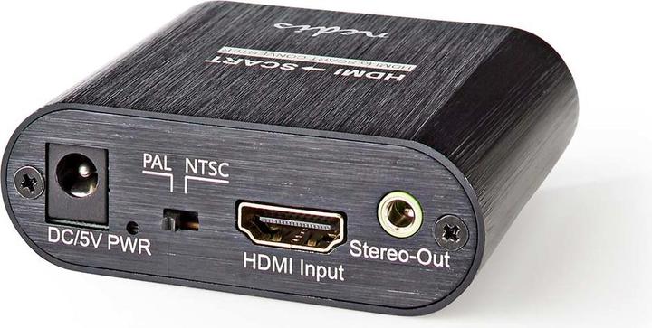 Image du produit Nedis Convertisseur HDMI ™ | Entrée HDMI™ | Péritel femelle | 1 voie | 480i | 18 Gbps | Métal | Anthracite (0.06 m, HDMI)