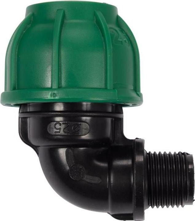 Toya Flo Elbow pour les tubes PE 90st. 25mm x gz 1/2 & quot Pour les installations d'eau