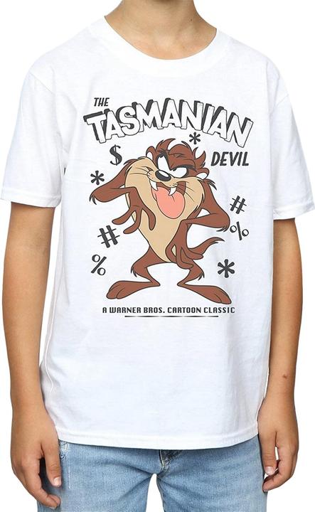 Actual product image Looney Tunes Boys Tasmanian Devil Vintage Cotton T-Shirt (140, 146)