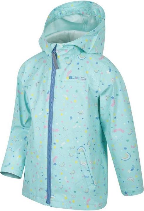 Actual product image Mountain Warehouse Raindrop Waterproof Jacket And Trousers In Set (128)